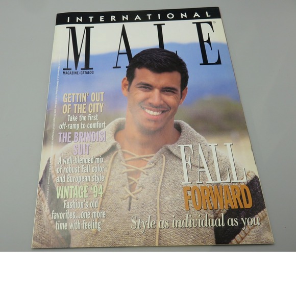International Male Other - Vtg 1994 International Male Magazine Catalog Fall Spencer Garbett Beefcake Undie
